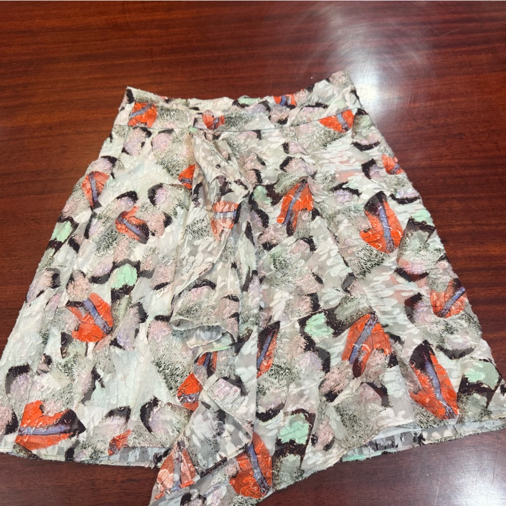 IRO Multicolor Abstract Skirt